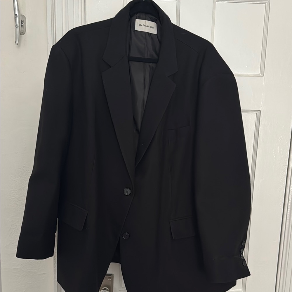 The Frankie Shop Black Oversized Blazer